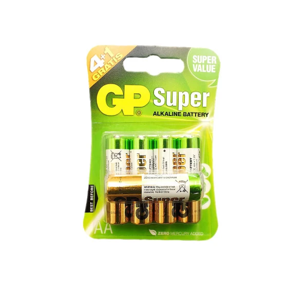 GP-KPL.4+1 GRATIS BATERII SUPER ALKALINE LR6 AA 15A-U5