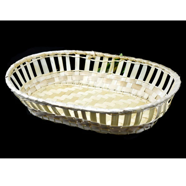 JD-KOSZYK BAMBUS OWALNY 33X22CM LP100L