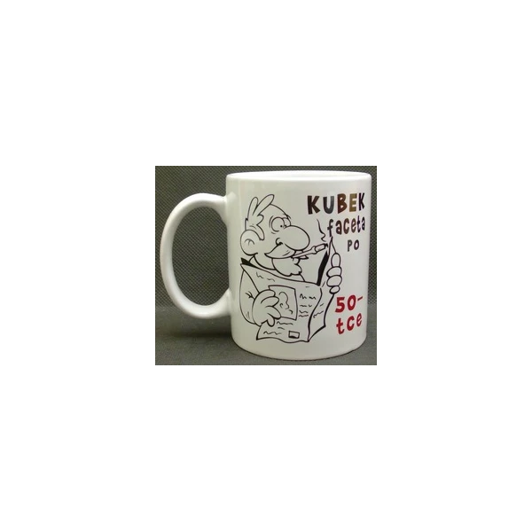 KUBEK PORCELANOWY *50-LATKA*