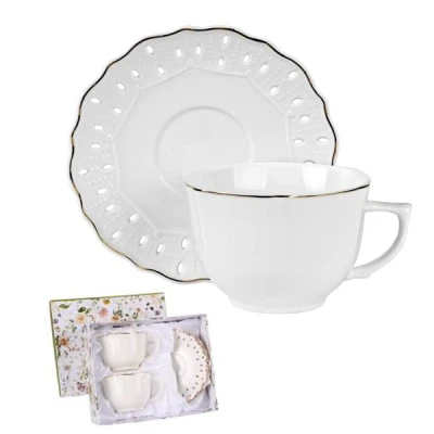 VER-KPL. FILIŻANEK+SPODEK 2+2  *KARIN*