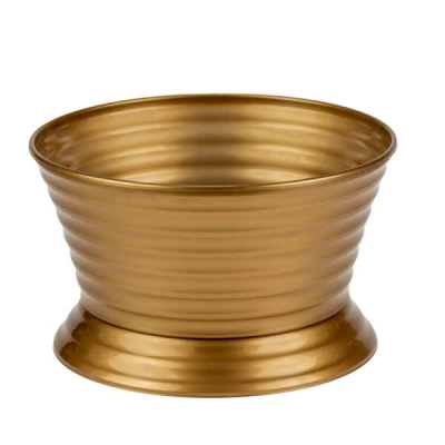MISKA BRATEK ZE STOPKĄ 20CM ZŁOTA