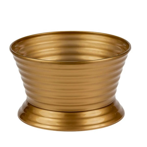 MISKA BRATEK ZE STOPKĄ 20CM ZŁOTA