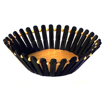 MMG-KOSZYK BAMBUS OKRĄGŁY NISKI N004