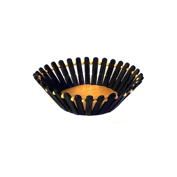 MMG-KOSZYK BAMBUS OKRĄGŁY NISKI N004