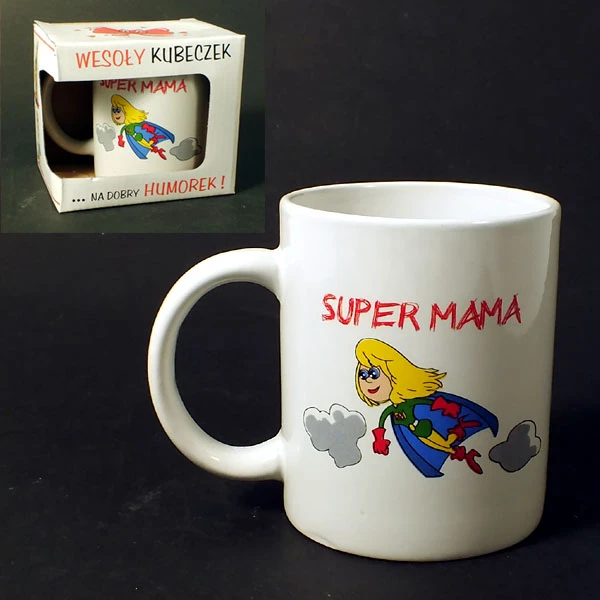 MMG-KUBEK CERAMICZNY *SUPER MAMA*