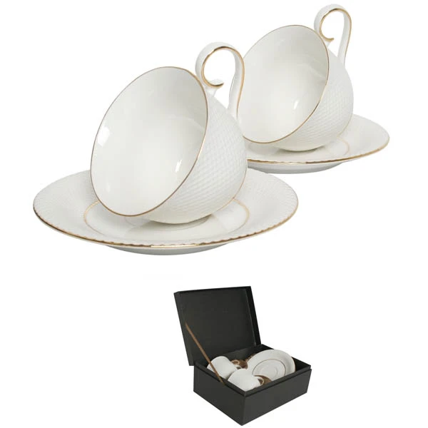 VER-KPL. FILIŻANEK+SPODEK 2+2  *PUCCINI*