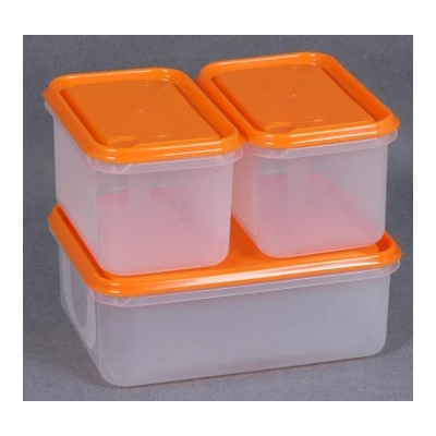 MTM- POJEMNIK DO ŻYWNOŚCI kWADRAT KPL.3 SZT