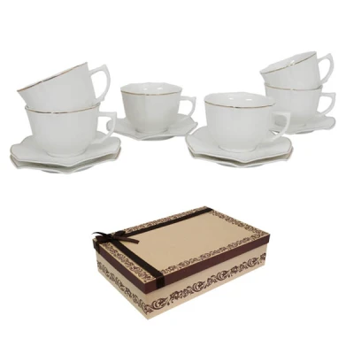 VER-KPL. FILIŻANEK+SPODEK 6+6  *AMADEA*