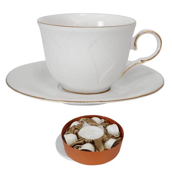 VER-KPL. FILIŻANEK+SPODEK 6+6  *ANIKA*