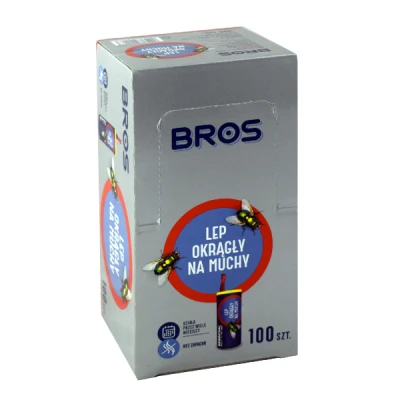 BROS - LEP NA MUCHY OKRĄGLY 1SZT.