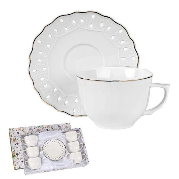 VER-KPL. FILIŻANEK+SPODEK 6+6  *KARIN*