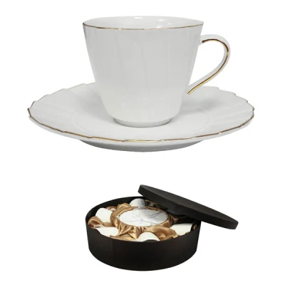 VER-KPL. FILIŻANEK+SPODEK 6+6  *PARIS*