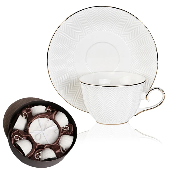 VER-KPL. FILIŻANEK+SPODEK 6+6  *VILLA*