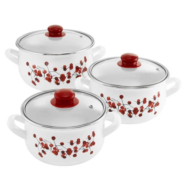 DAJ-KPL. 6 EL. GARNKÓW EMALIOWANE HOLLY 35147