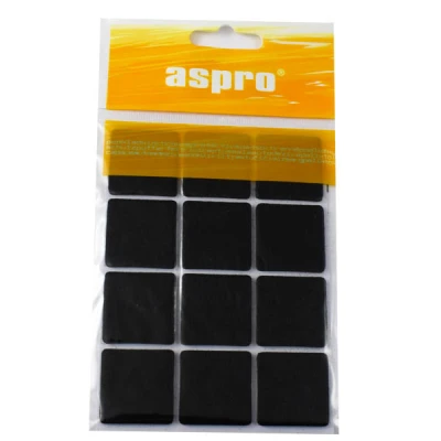 MIDAS-KPL.12 PODKŁADEK FILCOWYCH *CZARNYCH* 28X28MM A-40002-04-012