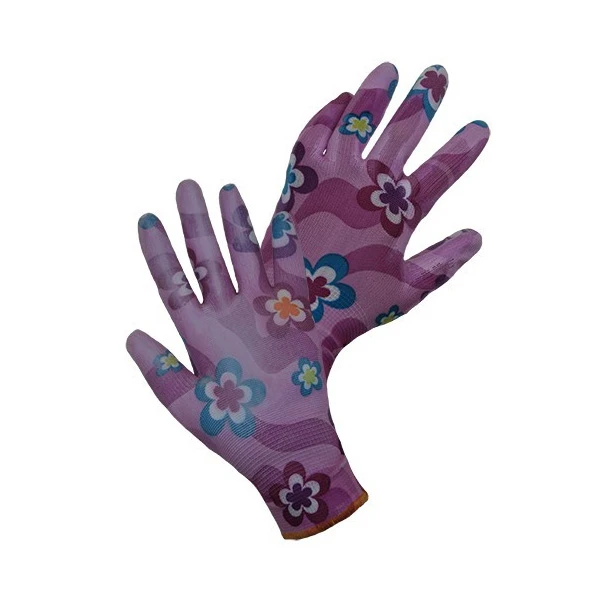 SIL-RĘKAWICE ROBOCZE VIOLET FLOWER *7* /12/