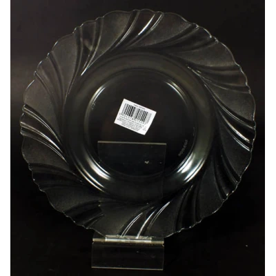 MMG-TALERZ PŁYTKI  25CM BEZBARWNY DS1055