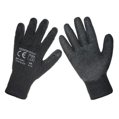RĘKAWICE ROBOCZE DRAGO CZARNE /12/