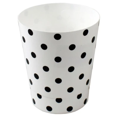 SKL-DONICZKA STORCZYK KÓŁKA ZDOBIONA H14,5 FI12,5 *CZARNE KROPKI*