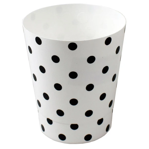 SKL-DONICZKA STORCZYK KÓŁKA ZDOBIONA H14,5 FI12,5 *CZARNE KROPKI*