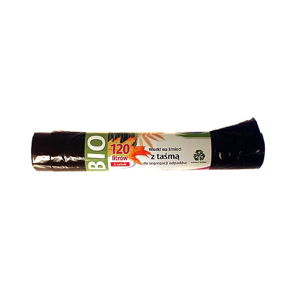 STELLA-WORKI DO SEG. *BIO* 120L A'5 LDPE BRĄZOWE