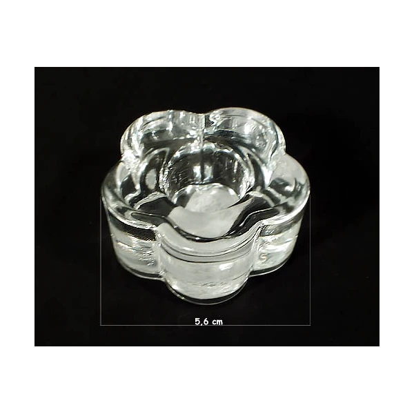 SZ-ŚWIECZNIK SZKLANY 5,6*2,7CM LT0254