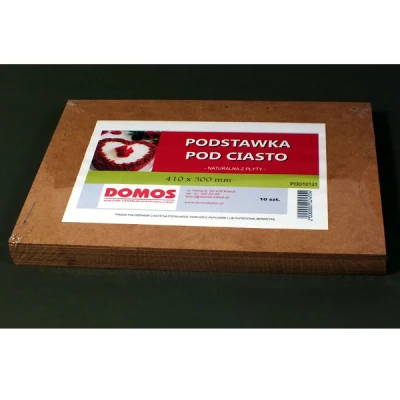 DOMOS-Podstawka pod ciasto naturalna z płyty 410*300  A'10