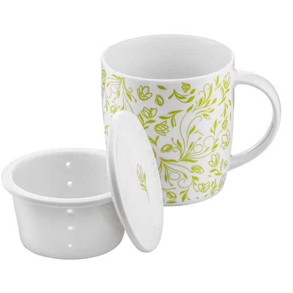 DAJ-KUBEK Z ZAPARZACZEM 390ML LISTKI 39931