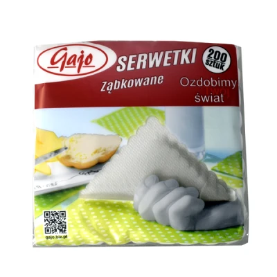 GAJO-SERWETKA GASTRO BIAŁA 15X15 A'200