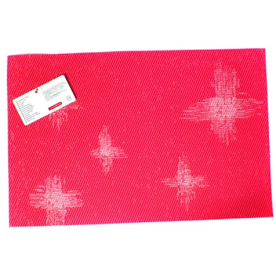 DAJ-MATA STOŁOWA 1SZT. PVC/PS GWIAZDY RED 37025