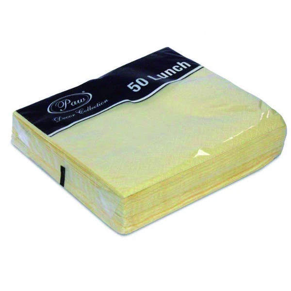 PAW-SERWETKI HORECA LUNCH 33*33 KREM /50/