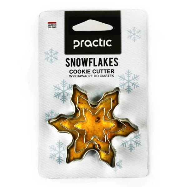 PRACTIC-WYKRAWACZ DO CIASTEK *3-ŚNIEŻYNKI*