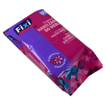 STE-KPL. 80 ŚCIERECZEK NAWILŻANYCH DO MEBLI *ZAPACH KWIATOWY*