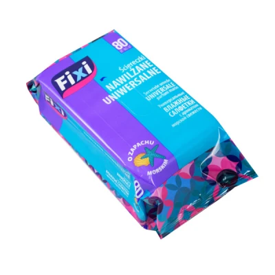 STE-KPL. 80 ŚCIERECZEK NAWILŻANYCH UNIWERSALNYCH*ZAPACH MORSKI*