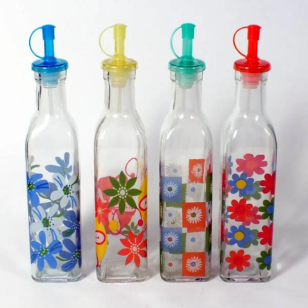 SZ-BUTELKA ZDOB. OLEJ/OCET  Z KORKIEM S140119