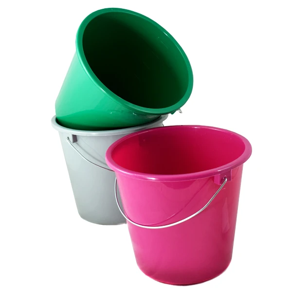 WIADRO DOMOWE 5L Z METALOWĄ RĄCZKĄ