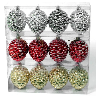 CH-KPL. 4 OZDÓB NA CHOINKE *SZYSZKA* *BAI1239*