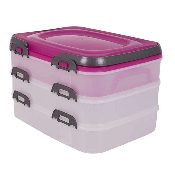 DAJ-POJEMNIK NA CIASTO 3-PIĘTROWY 34001