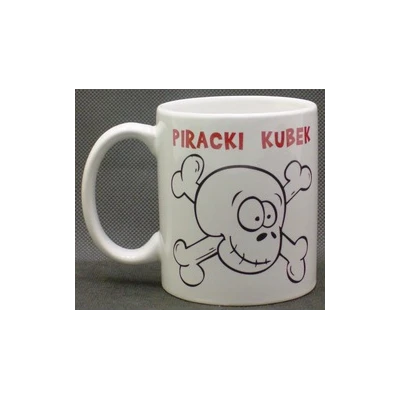 KUBEK PORCELANOWY *PIRACKI*