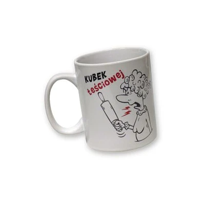 KUBEK PORCELANOWY *TEŚCIOWEJ*