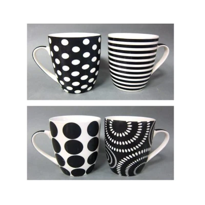 MMG-KUBEK PORCELANOWY CZARNY 34033