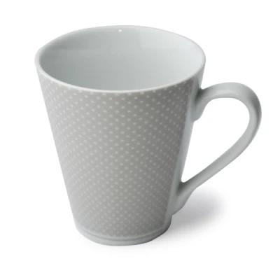 MON-KUBEK *SZARY BIAŁE KROPKI* TL15