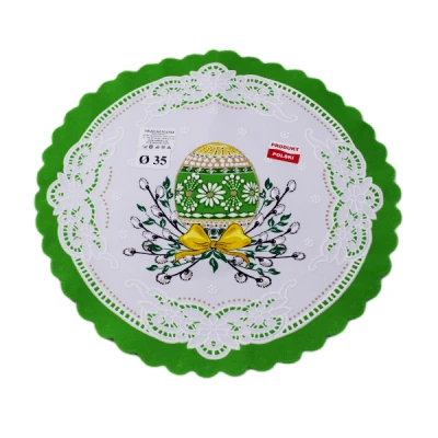 ROD-SERWETKA FI 35 *WIELKANOC* ZIELONA /6/