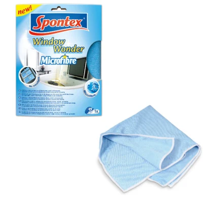 SPON-ŚCIERKA MIKROFIBRA DO OKIEN,SZKŁA,EKRANÓW
