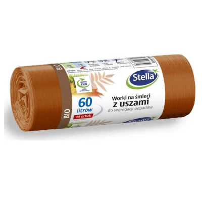 STELLA-WORKI DO SEGREGACJI ODPADÓW 60L A'14 *BRĄZOWE BIO* 5175
