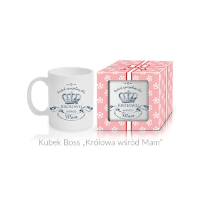 BG-KUBEK BOSS 300ML *KRÓLOWA WŚRÓD MAM*