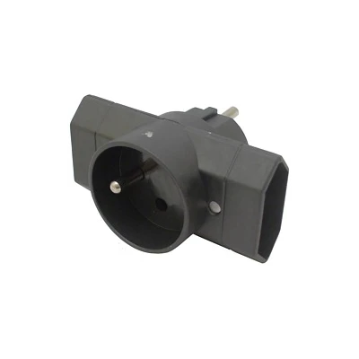 ELGOTECH-ROZGAŁĘŹNIK 1WT Z/U+2WT B/U CZARNY R-21-2