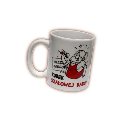 KUBEK PORCELANA *SZAŁOWEJ BABCI*