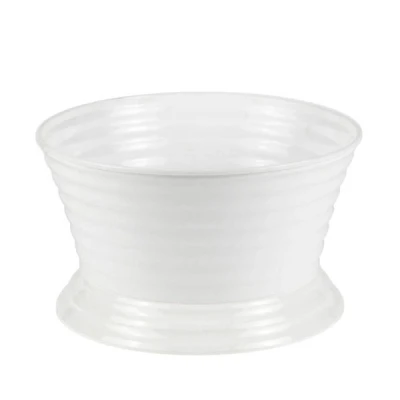 MISKA BRATEK ZE STOPKĄ 26CM BIAŁA