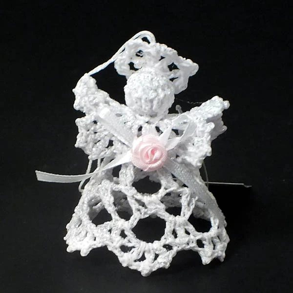 ROD-OZDOBA ŚWIĄTECZNA SZYDEŁKOWA *ANIOŁ MAŁY*